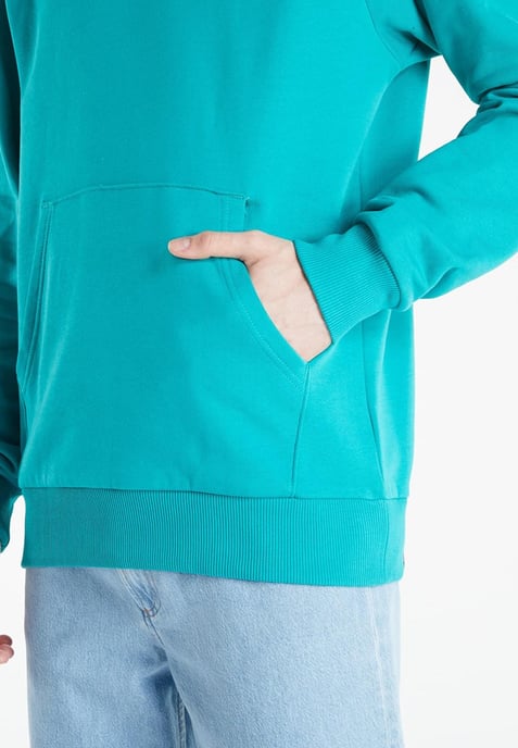 The North Face Heren Reglan Red Box Hoodie in Bleached Porcelain Green - Image 4
