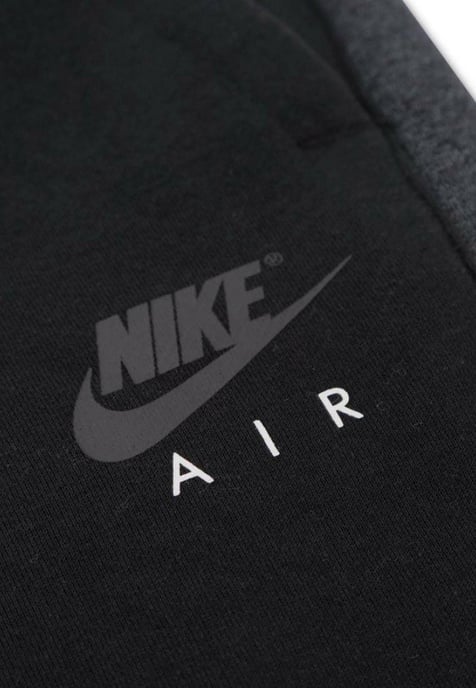 Nike Air heren fleece trainingspak volledige set in zwart - Image 5