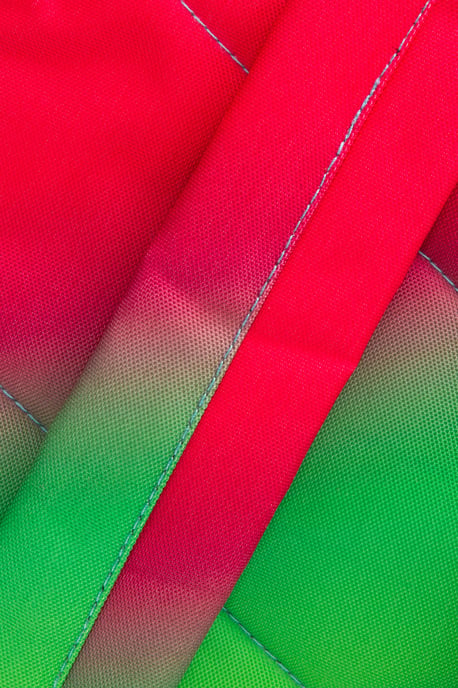 Hype Asymmetric Pink To Blue Fade Backpack