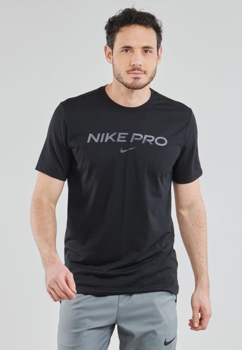 Nike Pro Dri Fit T-shirt voor heren in zwart - Image 1