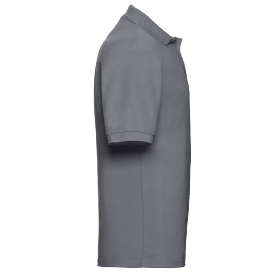 Russell Heren Polycotton Pique Poloshirt (Konvooi Grijs) - Image 3