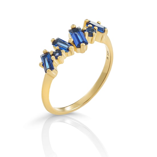 Orphelia 'Novel' Dames 925 Zilveren Ring - Goud ZR-7534 - Image 2