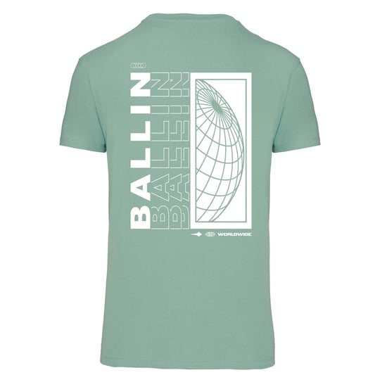 Ballin Est. 2013 Tee SS Backprint World Shirt Groen - Image 2