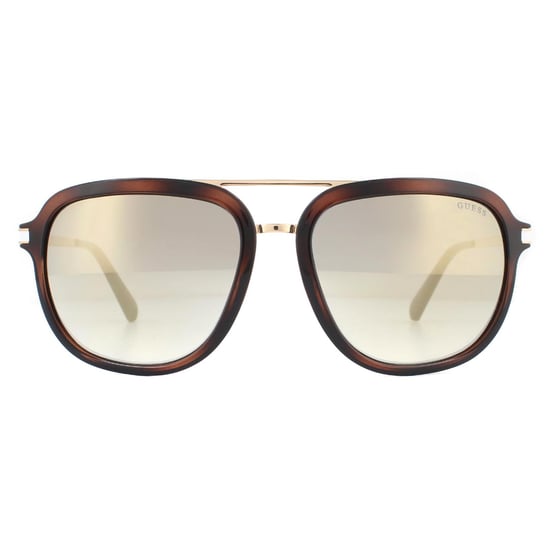 Guess Sunglasses GU6965 52C Dark Havana Pink Mirror