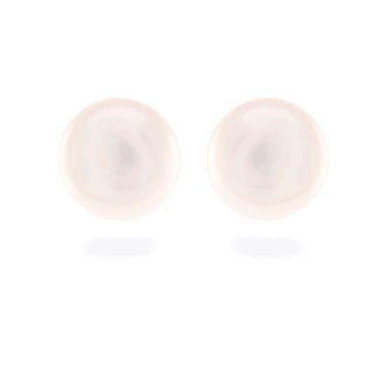 Luxenter essentiële oorbellen in 925 sterling zilver en witte parel met gerhodineerde afwerking - Image 1