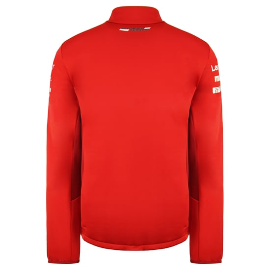 Puma Scuderia Ferrari Long Sleeve Zip Up Red Mens Softshell Jacket 763021 02