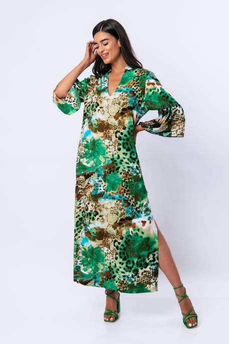 Animal Print kaftan stijl maxi jurk - Image 3