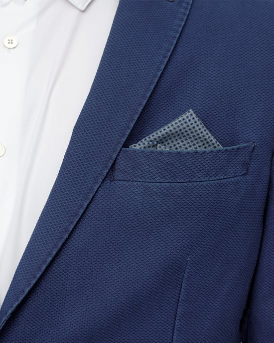 Indigo Pique Slim Jacket
