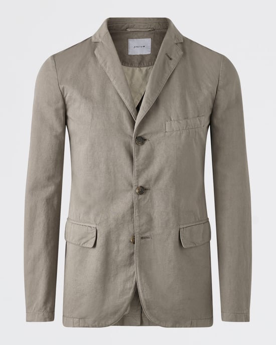 Cotton Linenen 3 Button Jacket