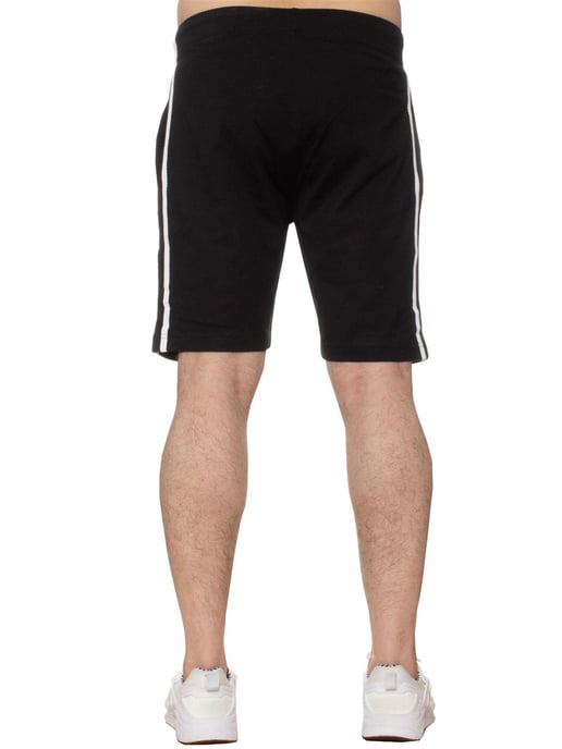 Enzo | Heren T-shirt & Korte Broek Loungewear Set - Wit/Zwart - Image 4