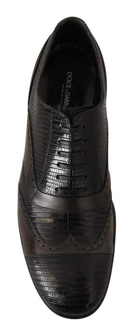 Dolce & Gabbana Bruine Huidleren Oxford Dress Schoenen voor Herren - Image 6