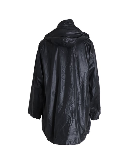 Balenciaga Lichtgewicht Gevoerde Windjack met Capuchon in Zwart Nylon - Image 2