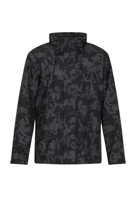 Mo Anorak Heren Donkergrijs zwart camouflage - Image 1