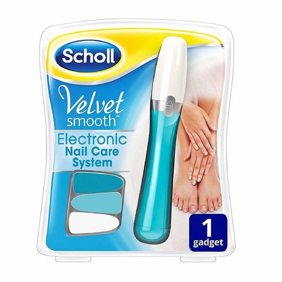 Scholl Velvet Smooth Electronic Nail Care System - Blue