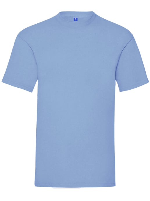 Kruze | Mens Crew Neck T-Shirts (5 Pack) - SKY/RED/CHAR/NVY/GRY