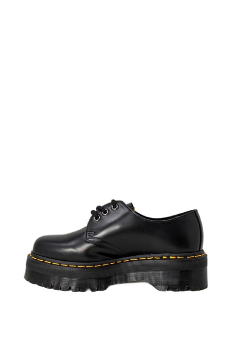 Klassieke Zwarte Leren Damesschoenen Met Veters - Image 2