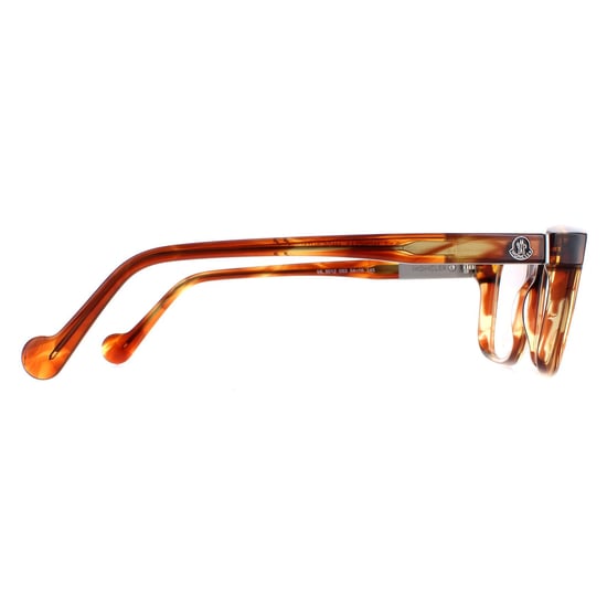 Moncler Rectangle Mens Blonde Havana Glasses