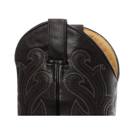 Grinders Black Leather Western Cowboy Boots – Carolina