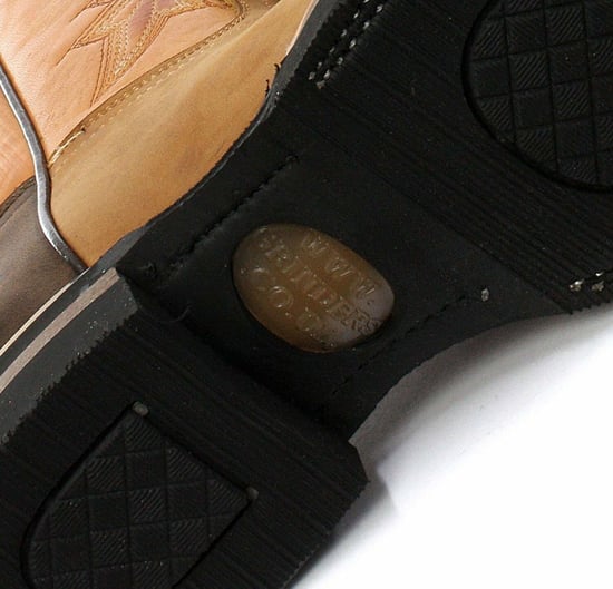 Grinders Tan Mid-Calf Cowboy Leather Boots- El Paso