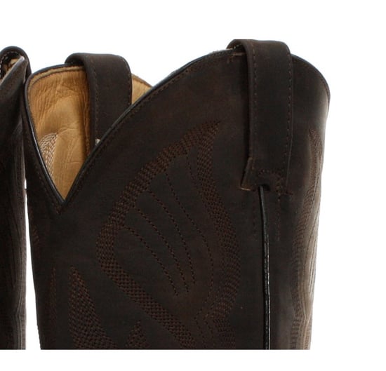 Grinders Mens Brown Cowboy Leather Boots- Louisiana
