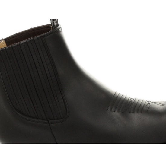 Grinders Unisex Black Western Ankle Boots- Maverick