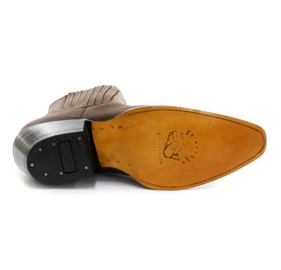 Grinders Unisex Brown Western Ankle Boots- Maverick