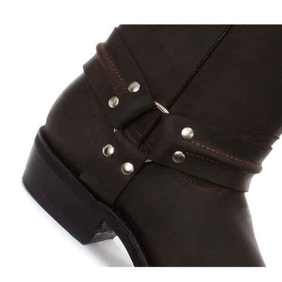 Grinders Unisex Brown Western High Leather Boots- Renegade Hi