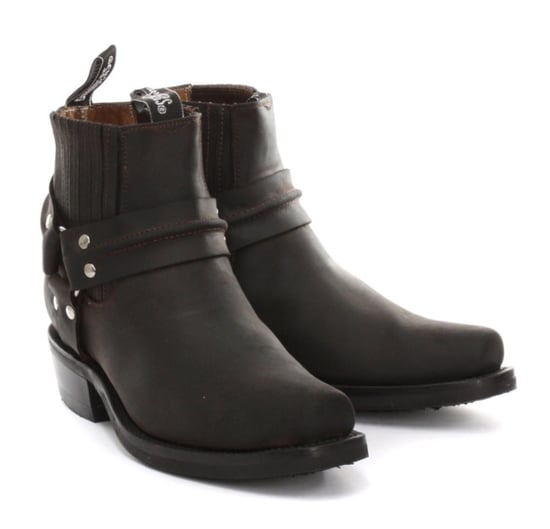 Grinders Unisex Braune Western-Lederstiefel-Renegade Lo