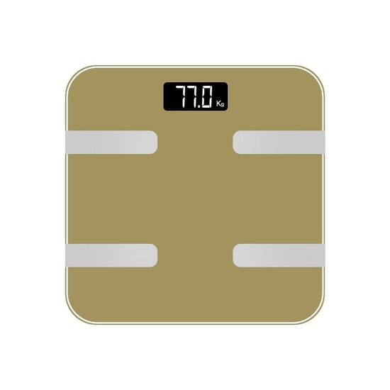 AQ 9 in 1 Digital Bathroom Weighing Scales Gold