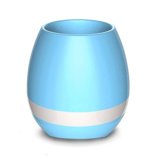 Debonair Music Flower Pot Speaker Blue