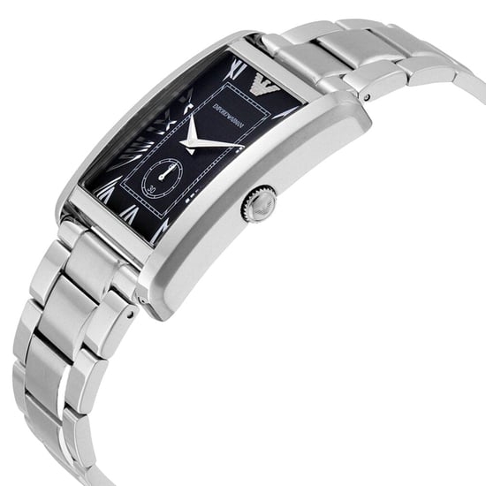Emporio Armani AR1608 Rechthoekig Zwart Wijzerplaat Herenhorloge - Image 3