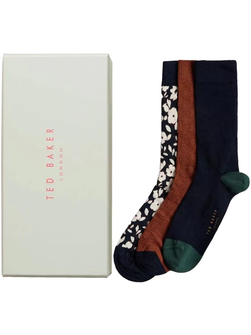 Ted Baker | Heren Crew Sokken 3 Pack Geschenkset - BECOOLS - Image 1