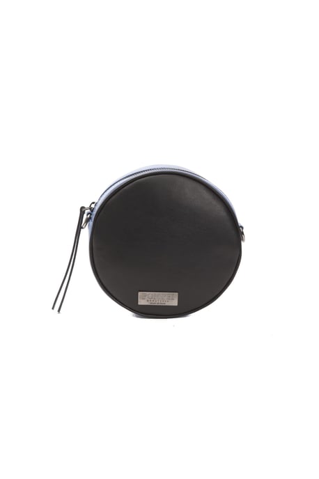 Pompei Donatella Women's Black Leather Crossbody Bag