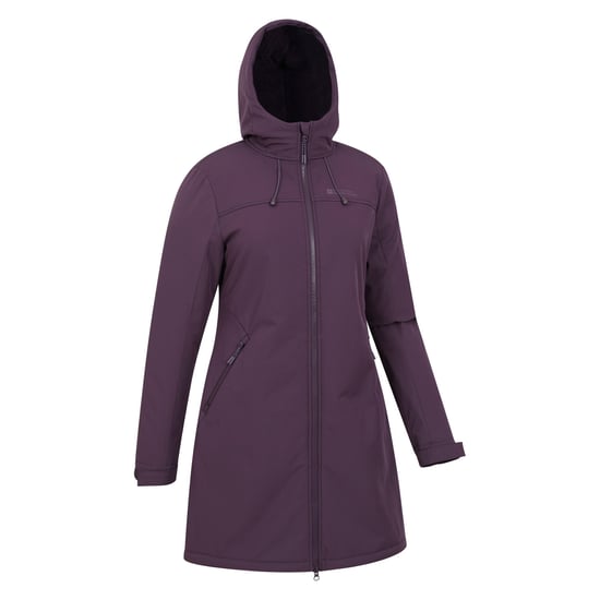 Mountain Warehouse Dames/Dames Fern Longline Zachte Shell Jas (Paars) - Image 4