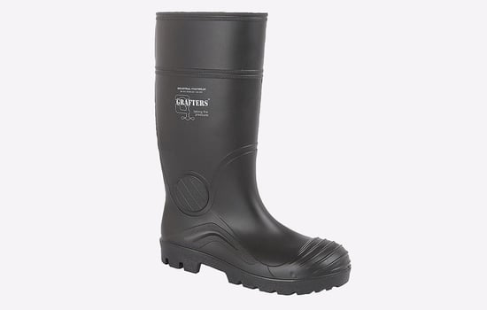 Grafters Lexington Full Length Safety Wellington Boot Mens