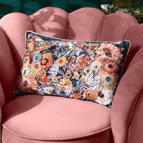 Wylder Tropics Aquess Bloemen Velours Kussenhoes - Image 6