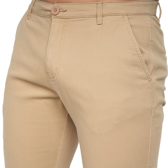 Crosshatch Heren Sinwood Chino Shorts (Zand) - Image 3