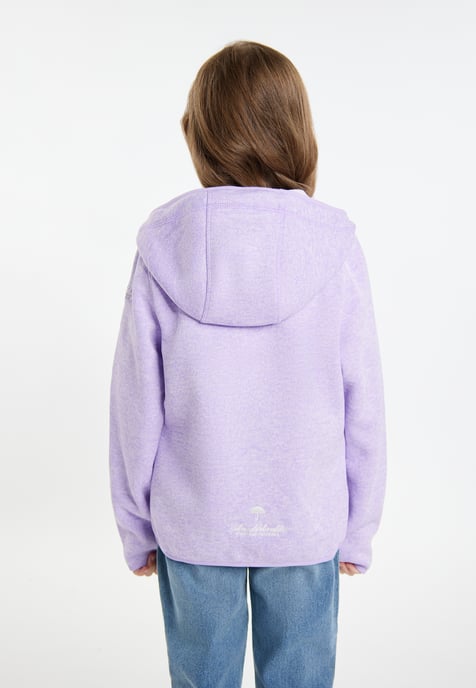 Schmuddelwedda Gebreide fleeceblouse voor meisjes meisjes (kinderen) licht lavendel melange - Image 4