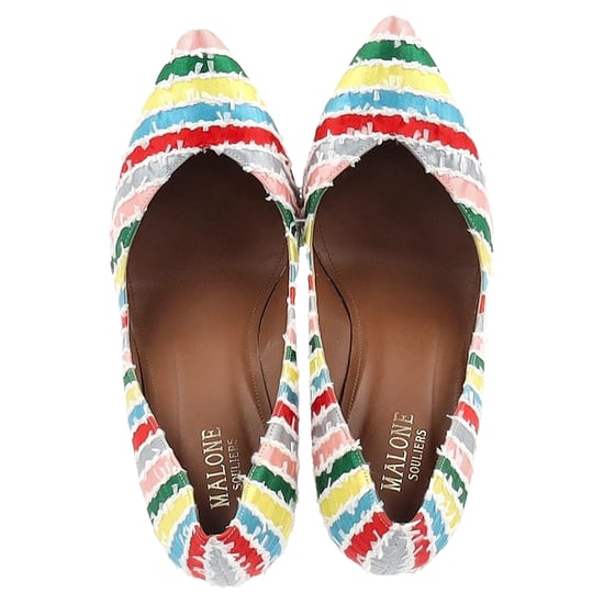 Malone Souliers Brenda Pumps in Multicolor Canvas - Image 3