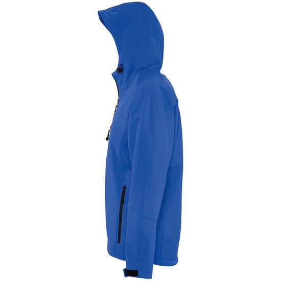 SOLS Heren Replay Hooded Soft Shell Jacket (ademend, winddicht en waterbestendig) (Koningsblauw) - Image 3