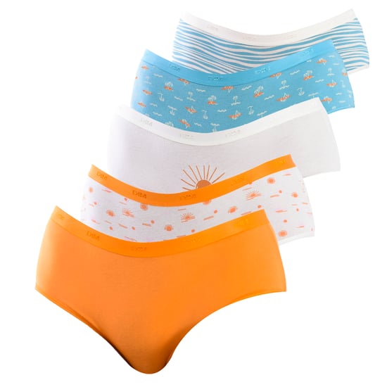 Pack-5 Women's Cotton Stretch Comfort Panties D4C17