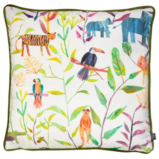 Hide and Seek Abstract Cushion