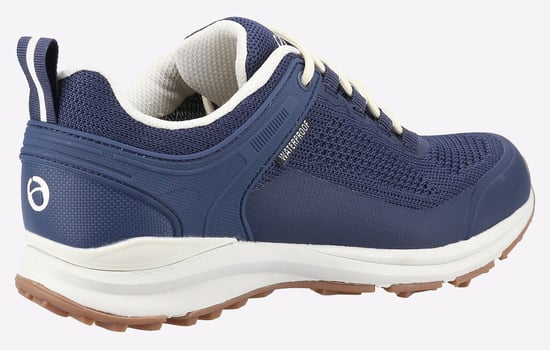 Cotswold Compton Gerecycleerd Plastic+Synthetische Pu Dames Marine Sneakers - Image 3