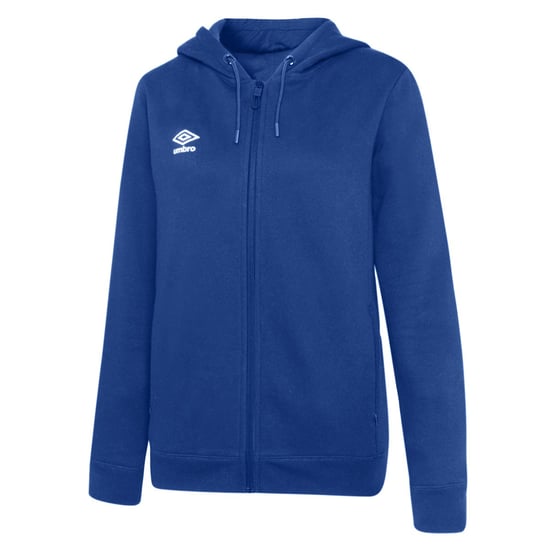 Umbro Dames/Dames Club Vrije tijd Hoodie met volledige rits (Koningsblauw/Wit) - Image 1