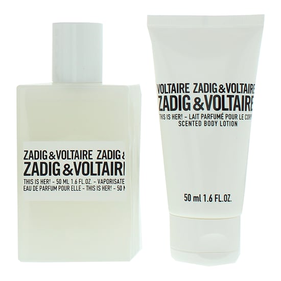 Zadig & Voltaire This Is Her! Eau de Parfum 50ml + Body Lotion 50ml Gift Set - Image 2