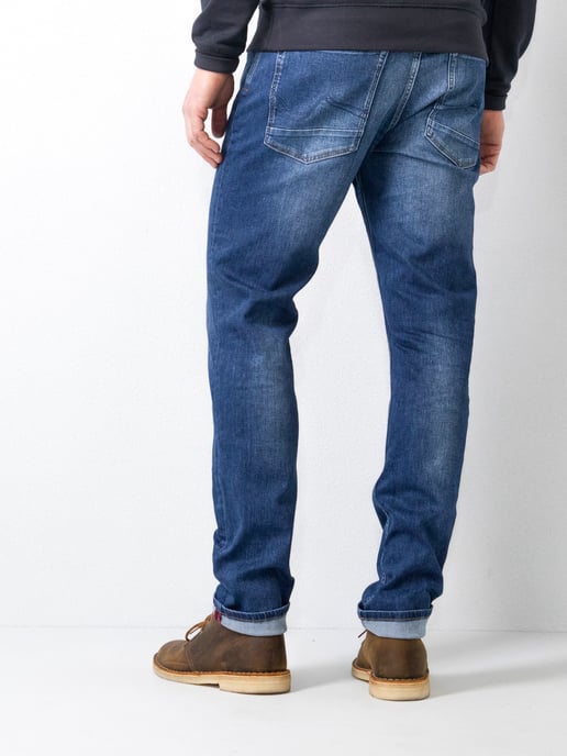 Petrol Industries - Russel Regular Tapered Fit Jeans Men - Vintage blue