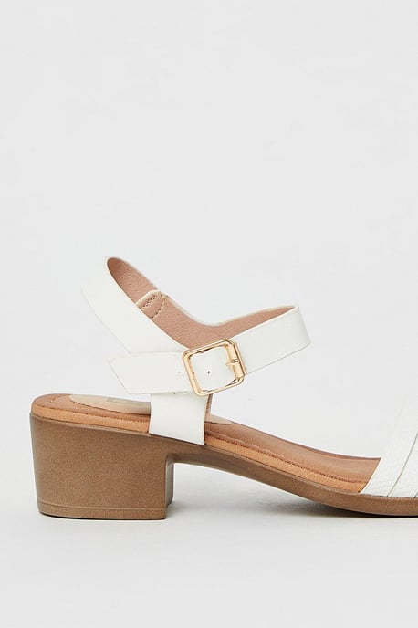 Toki Low Block Heel Strappy Sandals