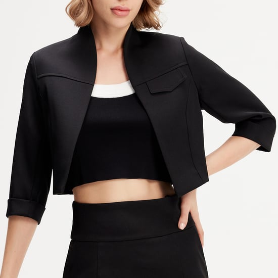 Minimalistische cropped jack - Image 4