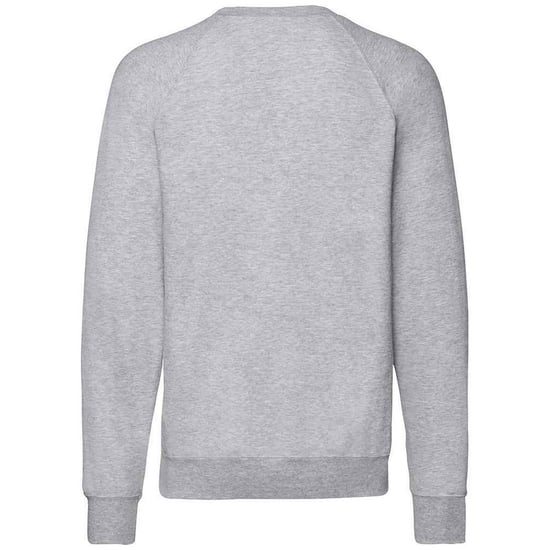 Fruit of the Loom Unisex Lichtgewicht Raglan Sweatshirt voor volwassenen (Heide Grijs) - Image 2