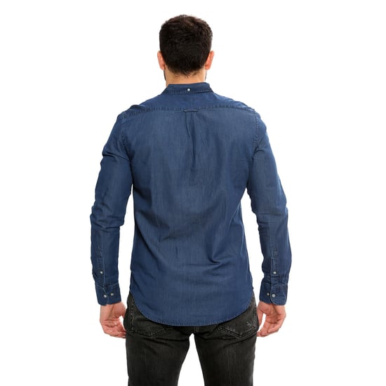 Gant Heren Regular Fit Overhemd | Indigo Overhemd - Image 3